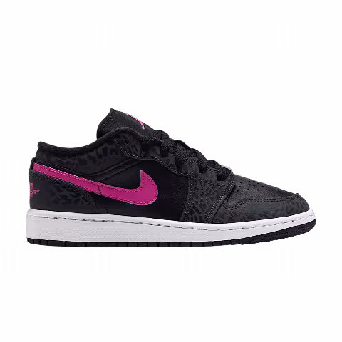 Air Jordan 1 Low SE GS 'Anthracite Black White Laser Fuchsia'