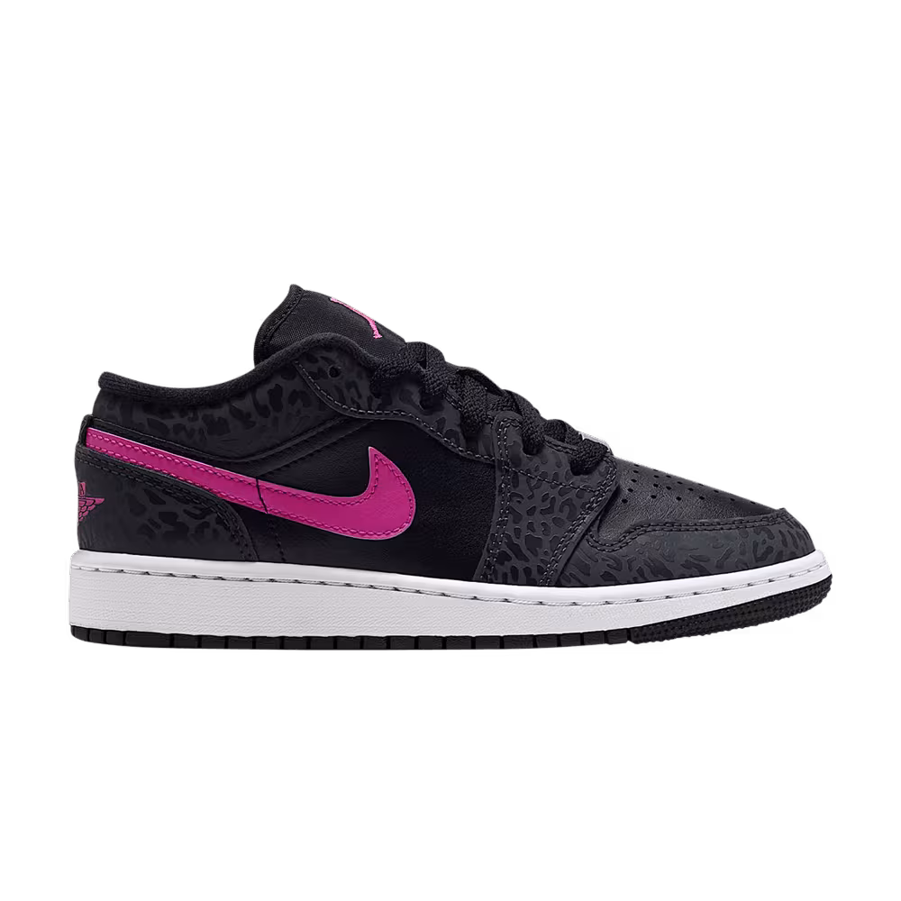 Air Jordan 1 Low SE GS Anthracite Black White Laser Fuchsia