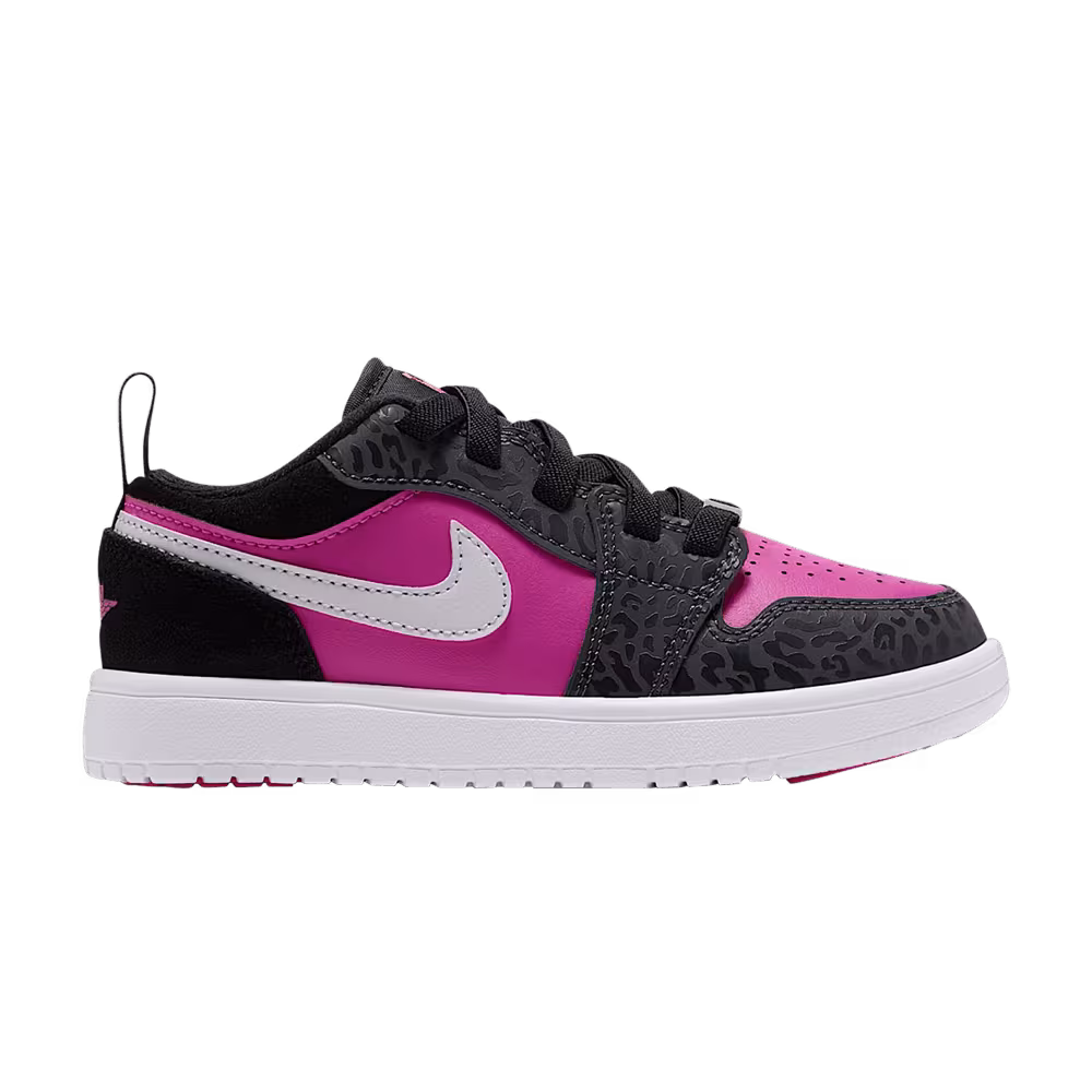 Air Jordan 1 Low Alt SE PS Black Anthracite White Laser Fuchsia