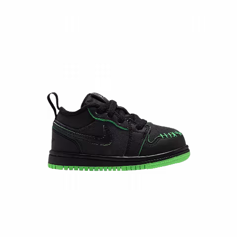 Air Jordan Jordan 1 Low SE TD 'Black Scream Green Dark Smoke Grey Black'