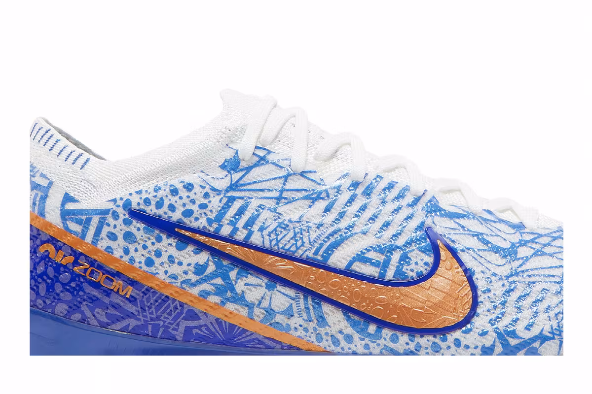 Nike Zoom Mercurial Vapor 15 Elite CR7 FG Azulejo, view 3