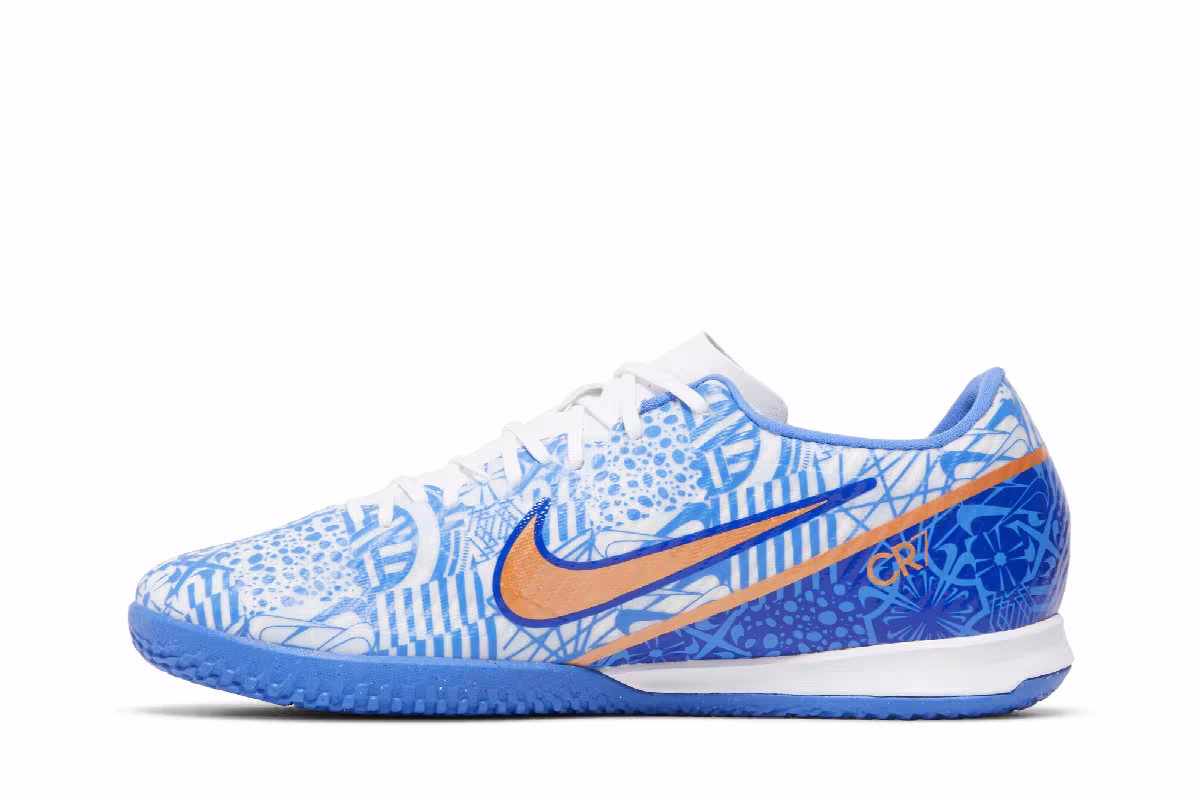 Nike Zoom Mercurial Vapor 15 Academy CR7 IC Azulejo, view 4
