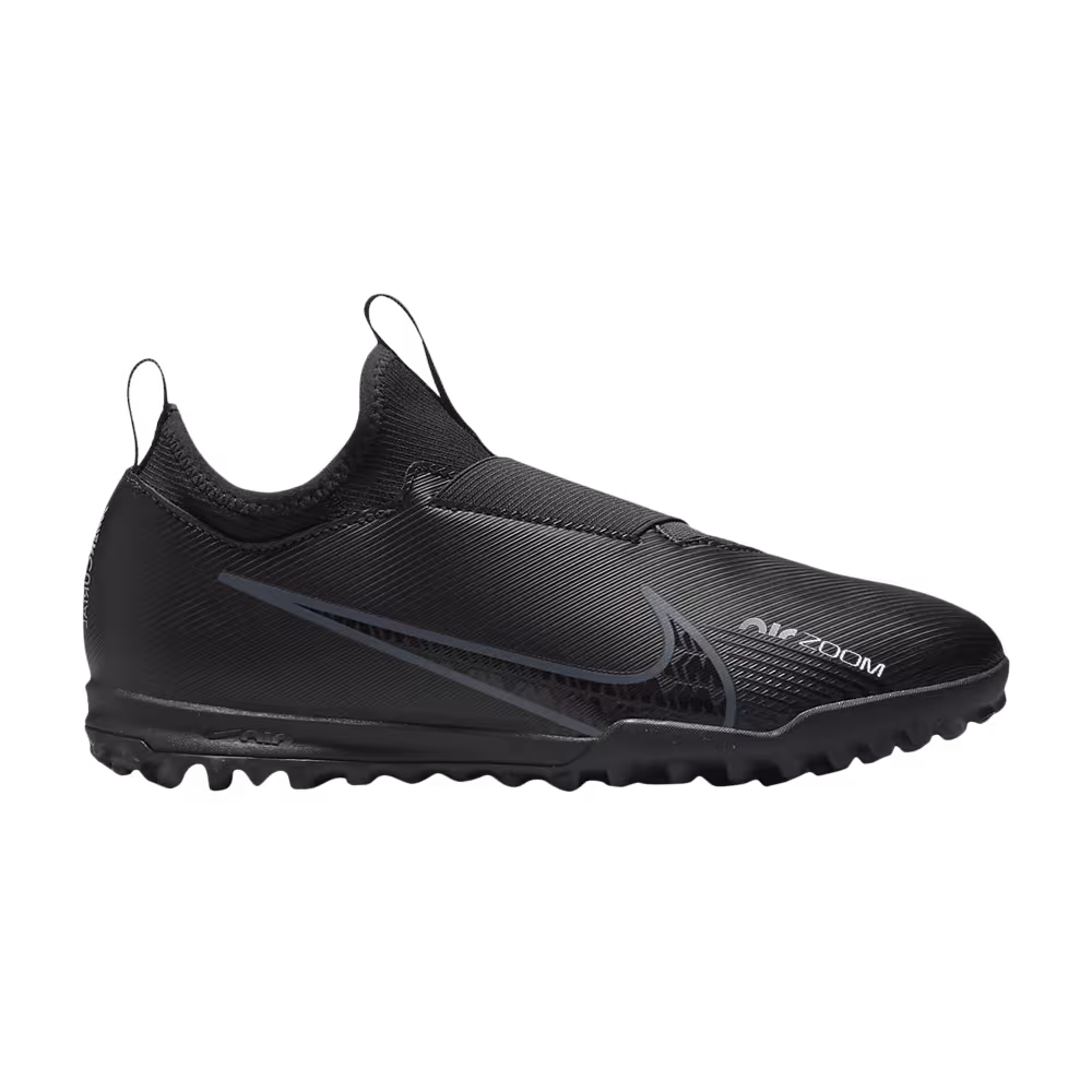 Nike Zoom Mercurial Vapor 15 Academy TF GS Black Dark Smoke Grey