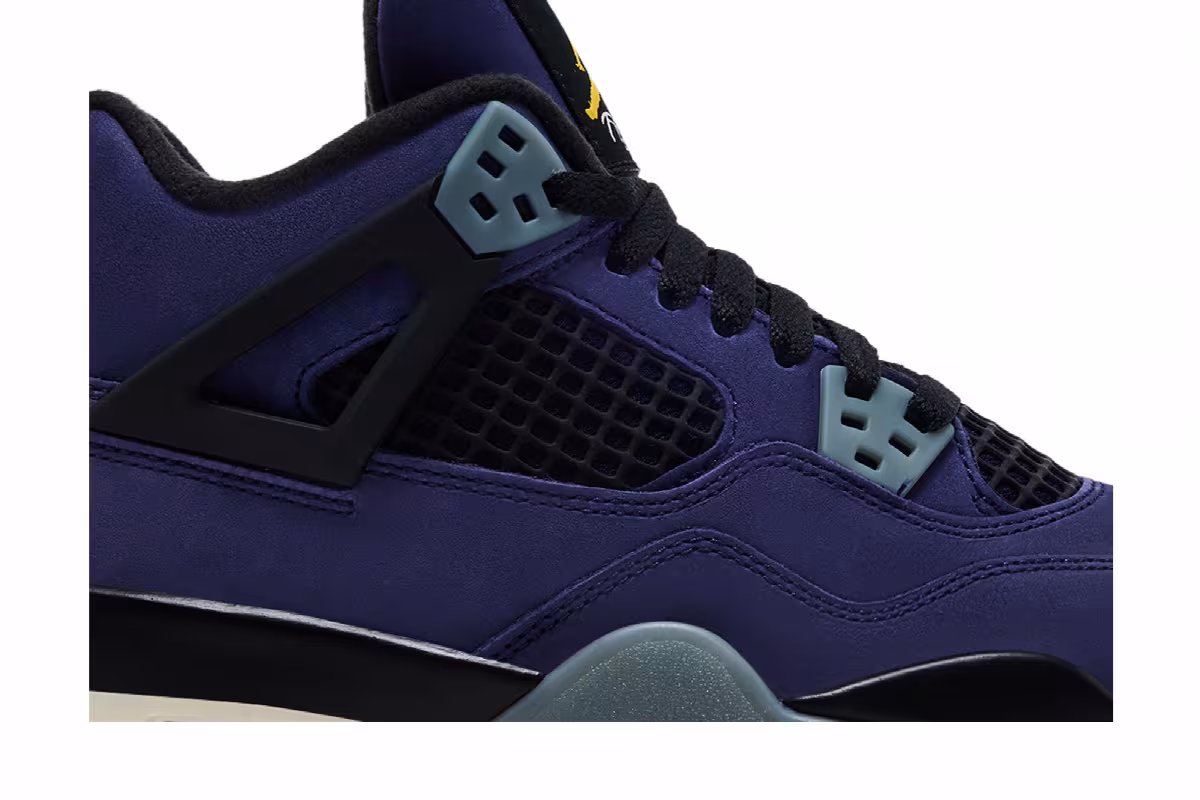 Air Jordan 4 GS Lakers, view 3