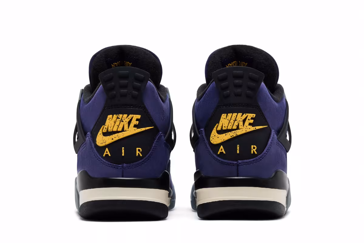 Air Jordan 4 GS Lakers, view 7