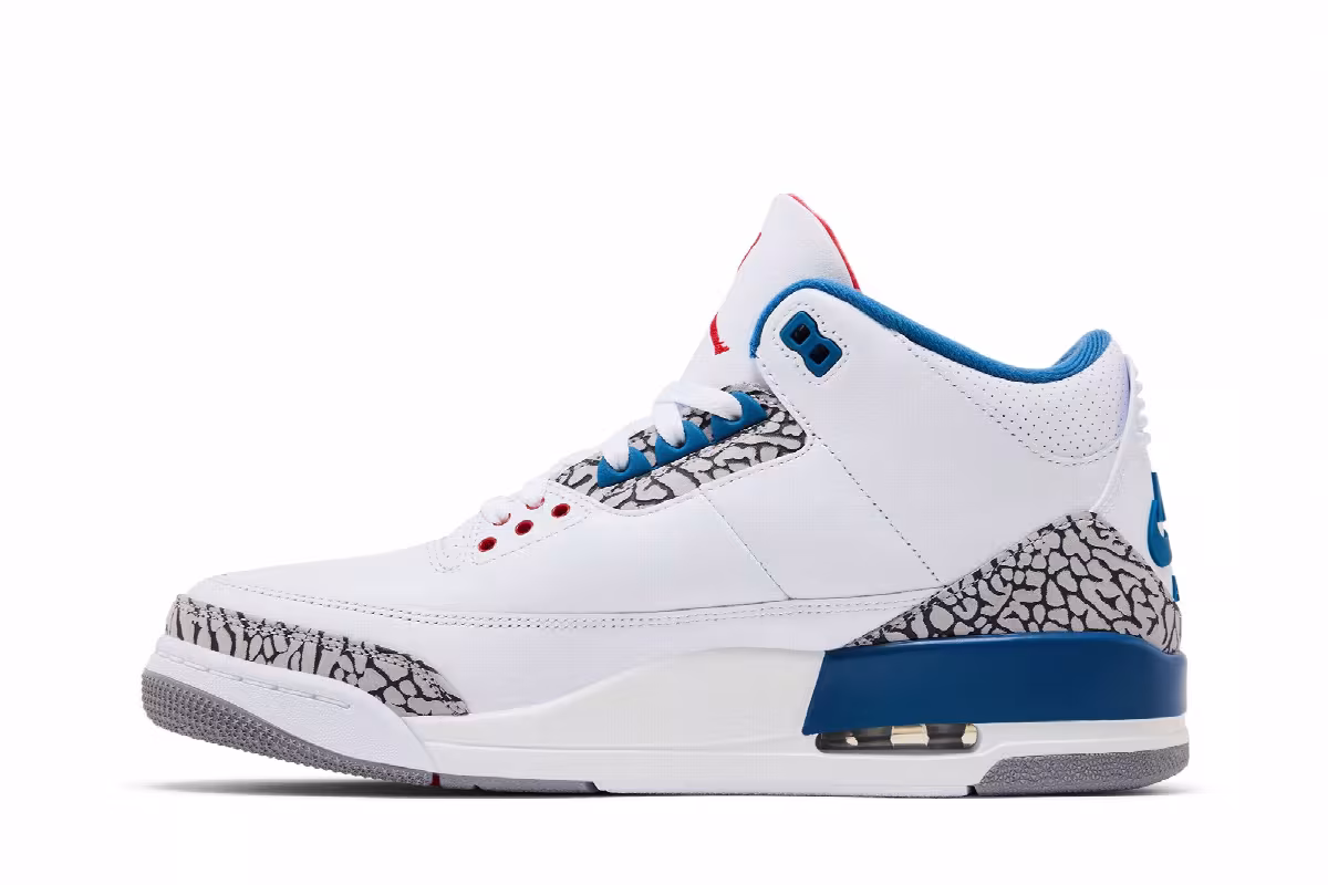 Air Jordan 3 True Blue 2026, view 4