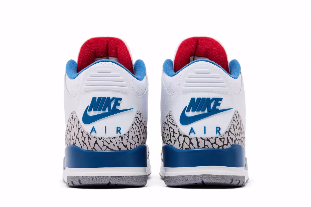 Air Jordan 3 True Blue 2026, view 7