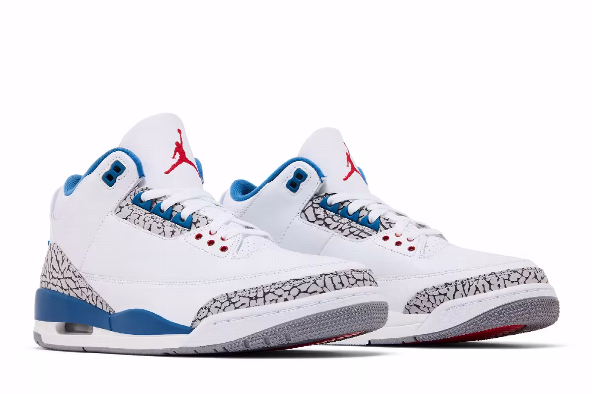 Air Jordan 3 True Blue 2026, view 9
