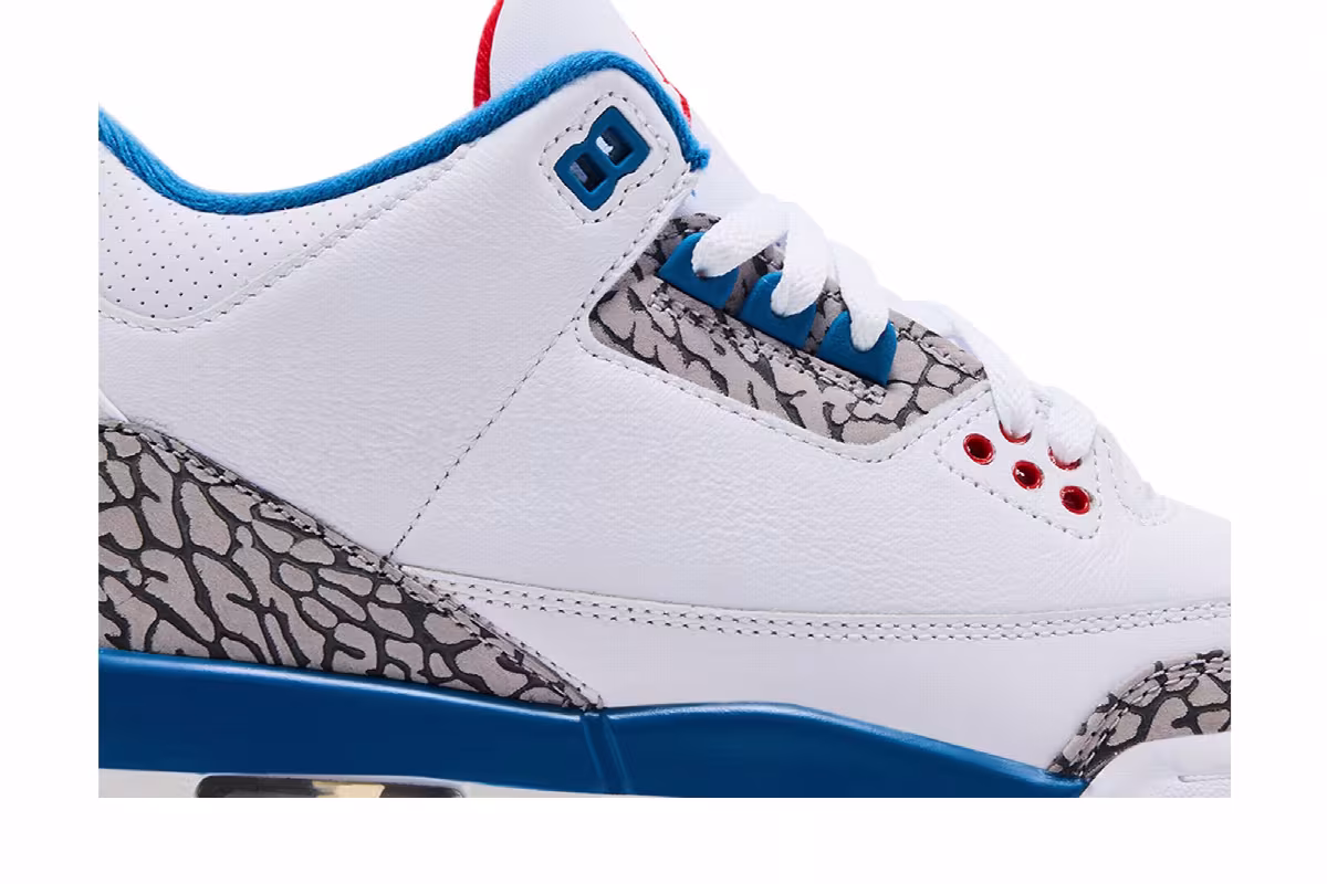 Air Jordan 3 OG GS True Blue 2026, view 3