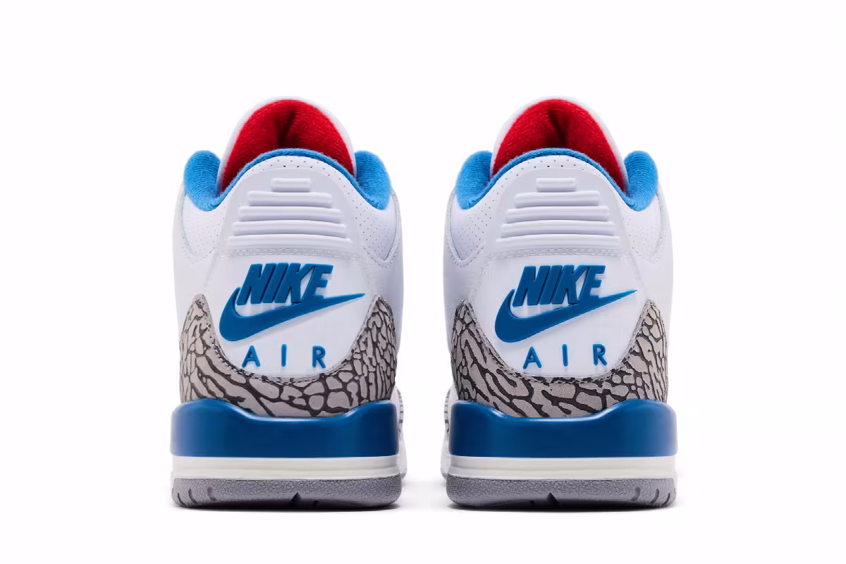 Air Jordan 3 OG GS True Blue 2026, view 7