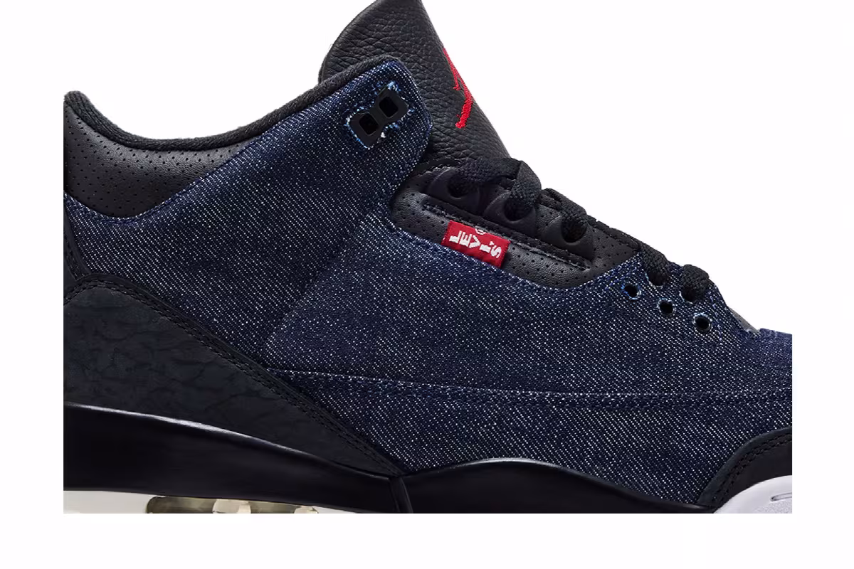 Levi's x Air Jordan 3 SP Denim Blue, view 3