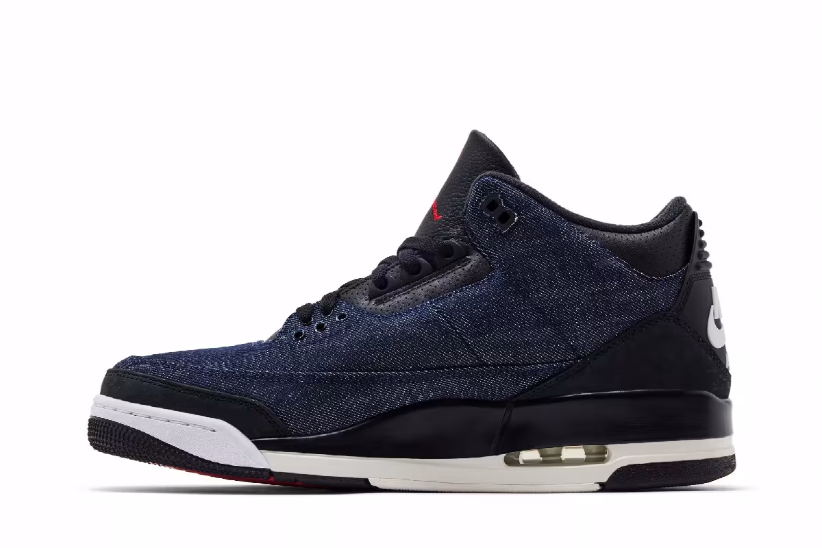 Levi's x Air Jordan 3 SP Denim Blue, view 4
