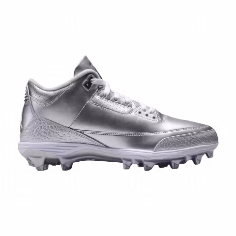 Air Jordan 3 Mid TD 'Metallic Silver'