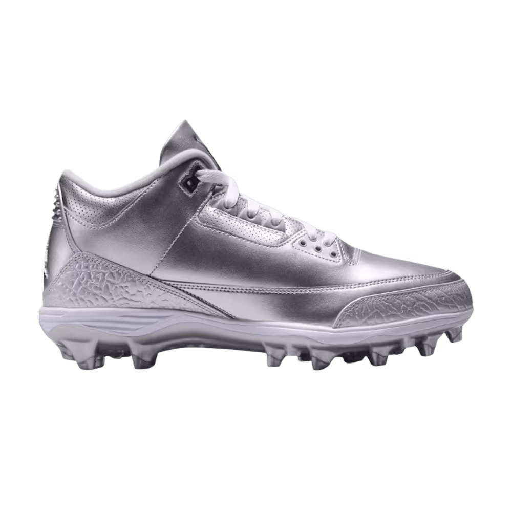 Air Jordan 3 Mid TD Metallic Silver