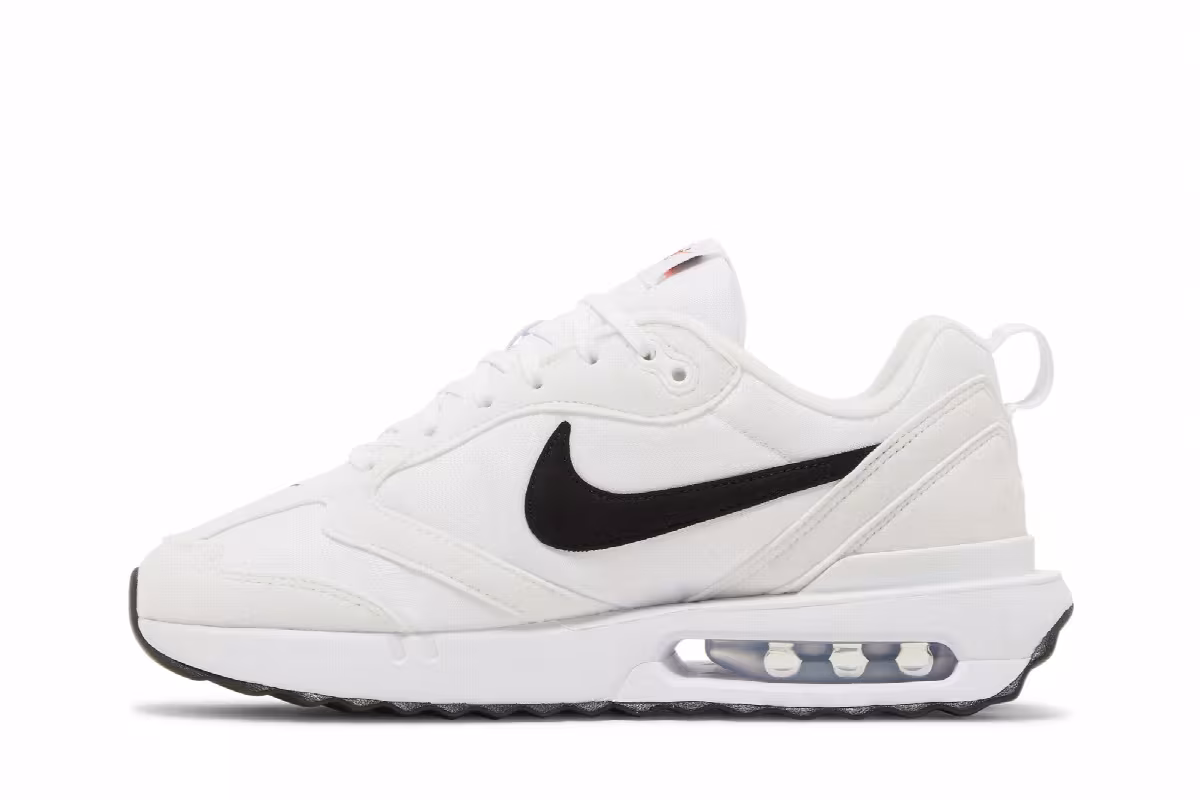 Nike Women's Air Max Dawn White Total Orange, view 4