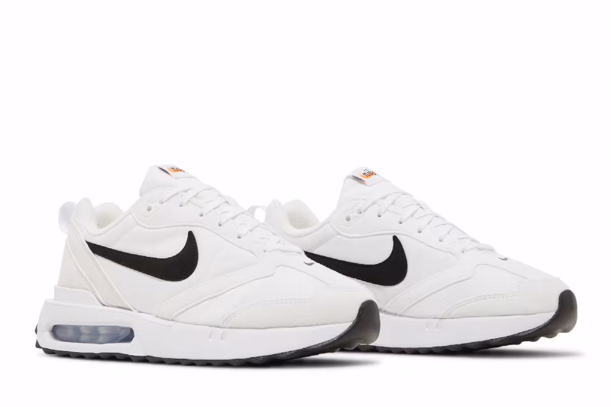 Nike Women's Air Max Dawn White Total Orange, view 9