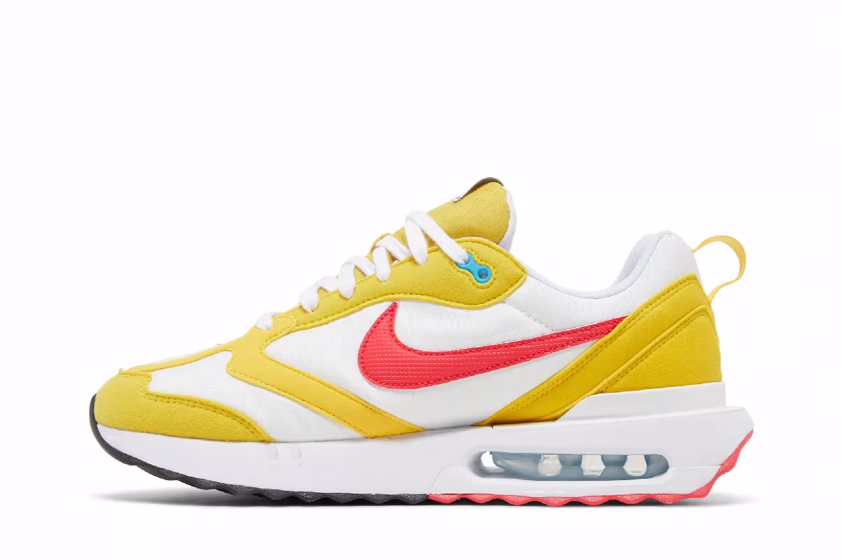 Nike Air Max Dawn Vivid Sulfur Siren Red, view 4
