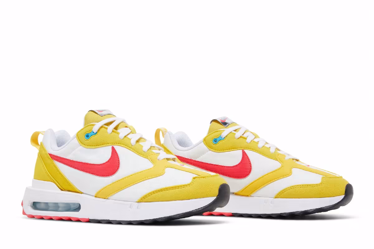 Nike Air Max Dawn Vivid Sulfur Siren Red, view 9