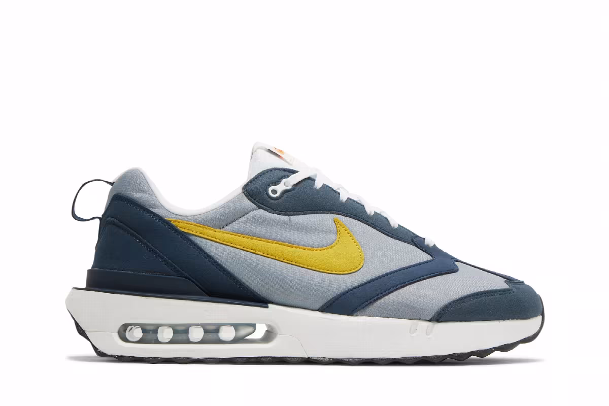 Nike Air Max Dawn Particle Grey Dark Citron, view 2