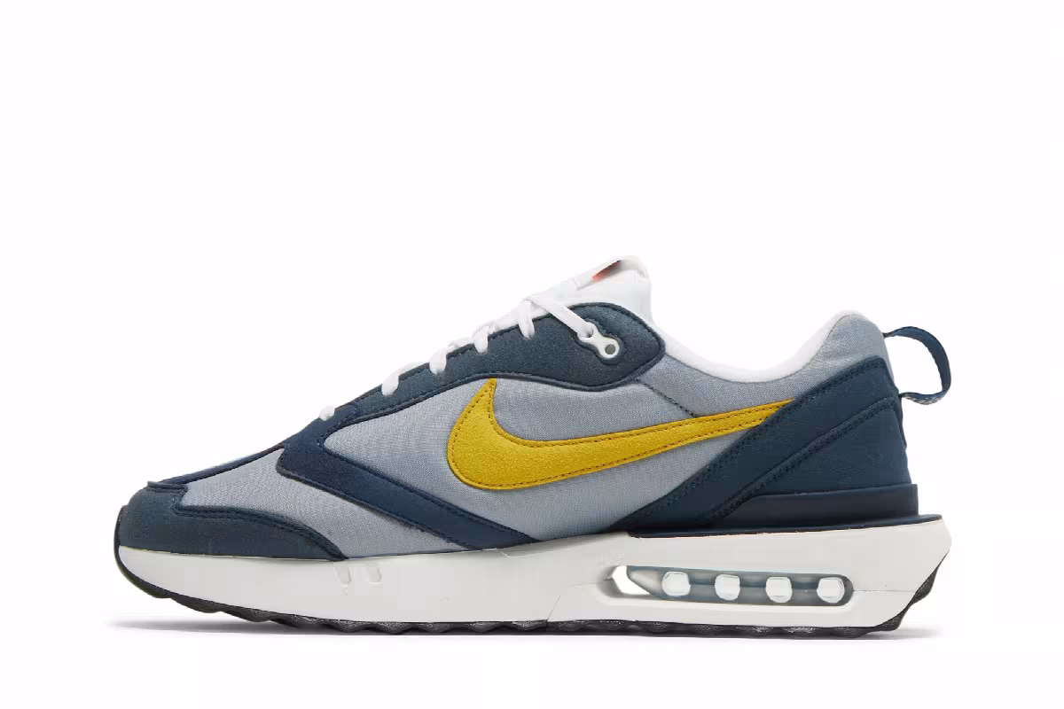 Nike Air Max Dawn Particle Grey Dark Citron, view 4