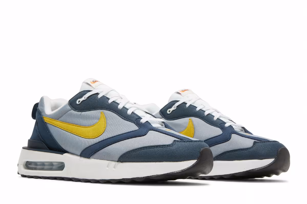 Nike Air Max Dawn Particle Grey Dark Citron, view 9