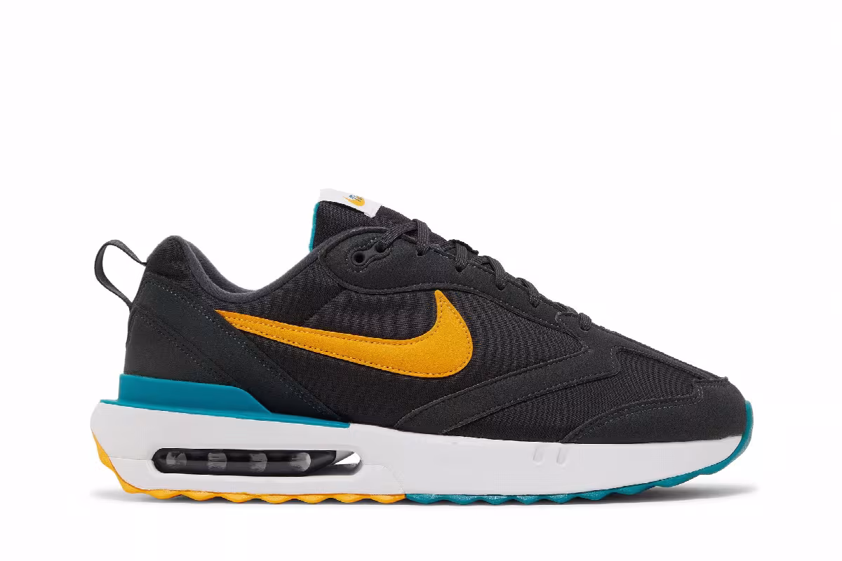 Nike Air Max Dawn Dark Smoke Grey University Gold, view 2