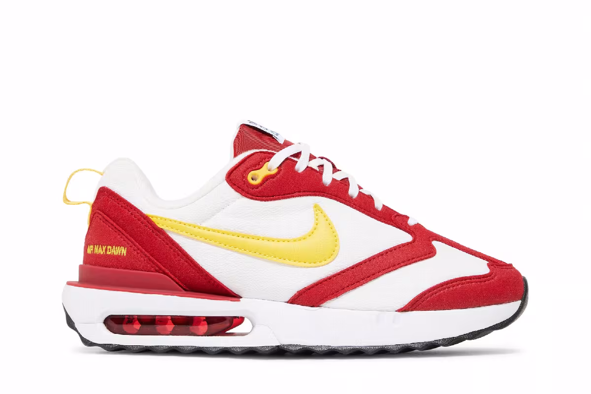 Nike Women's Air Max Dawn Gym Red Vivid Sulfur, view 2