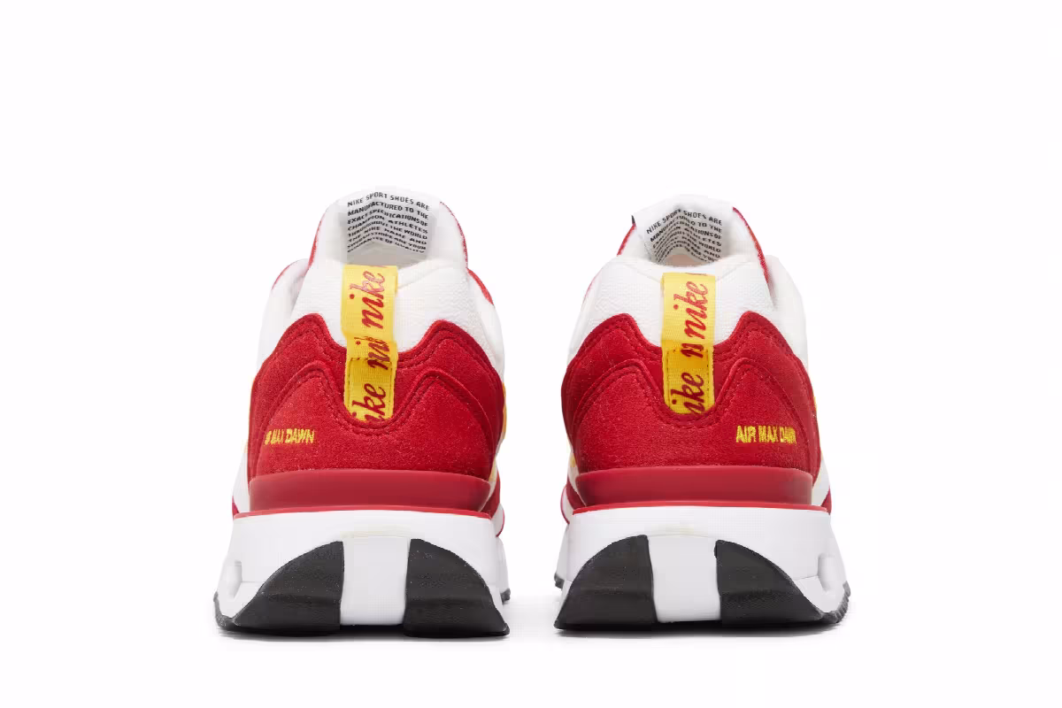 Nike Women's Air Max Dawn Gym Red Vivid Sulfur, view 7
