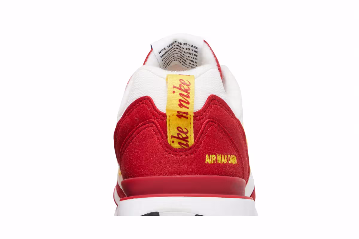 Nike Women's Air Max Dawn Gym Red Vivid Sulfur, view 8