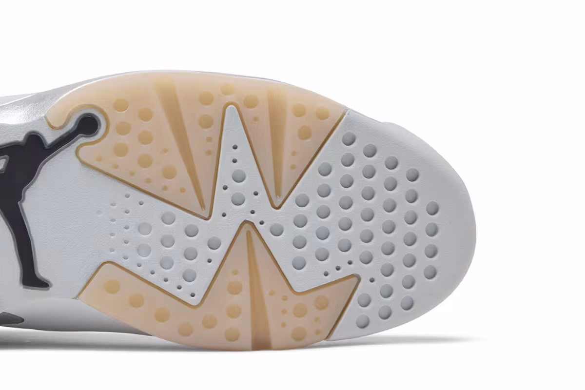 Paris Saint-Germain x Air Jordan 6 Silver, view 6