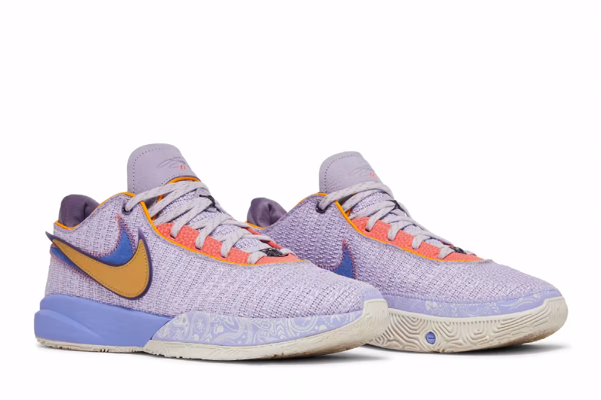 Nike LeBron 20 Purple And Gold, view 9