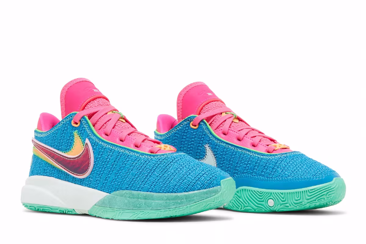 Nike LeBron 20 GS Laser Blue, view 9