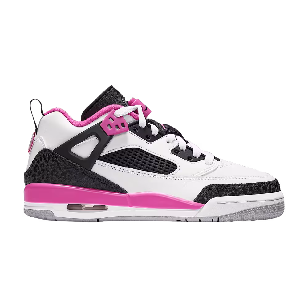 Air Jordan Spizike Low GS White Black Anthracite Laser Fuchsia
