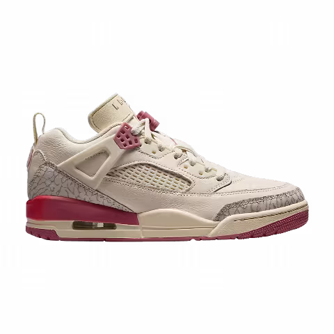 Air Jordan Wmns Jordan Spizike Low 'Pale Ivory Track Red Coconut Milk Desert Berry'