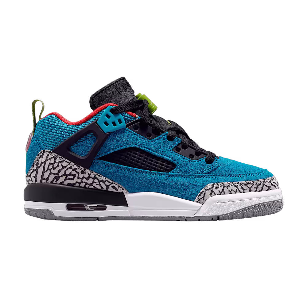 Air Jordan Jordan Spizike Low GS Neo Turquoise Light Crimson Cosmic Fuchsia Vivid Green