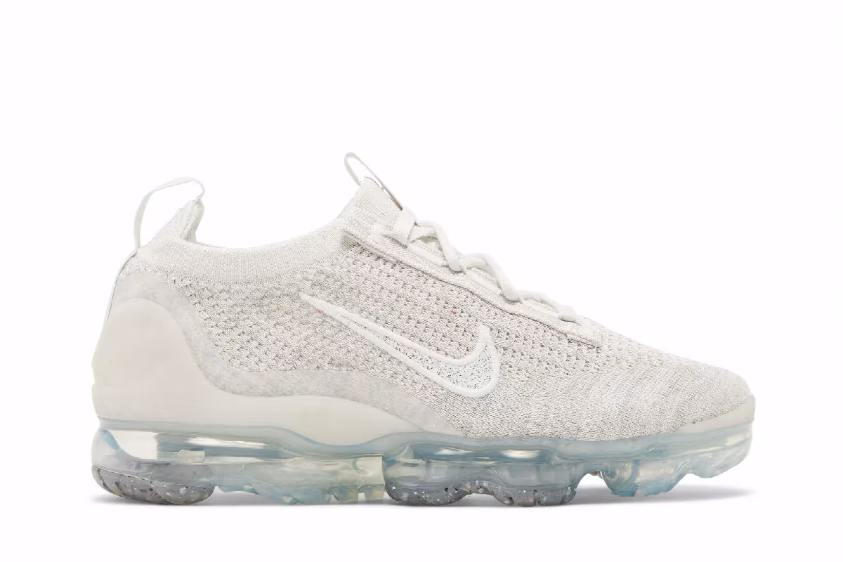 Nike Women's Air VaporMax 2021 Flyknit Phantom Metallic Silver, view 2