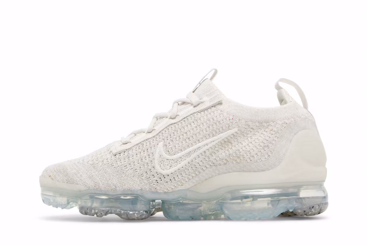 Nike Women's Air VaporMax 2021 Flyknit Phantom Metallic Silver, view 4