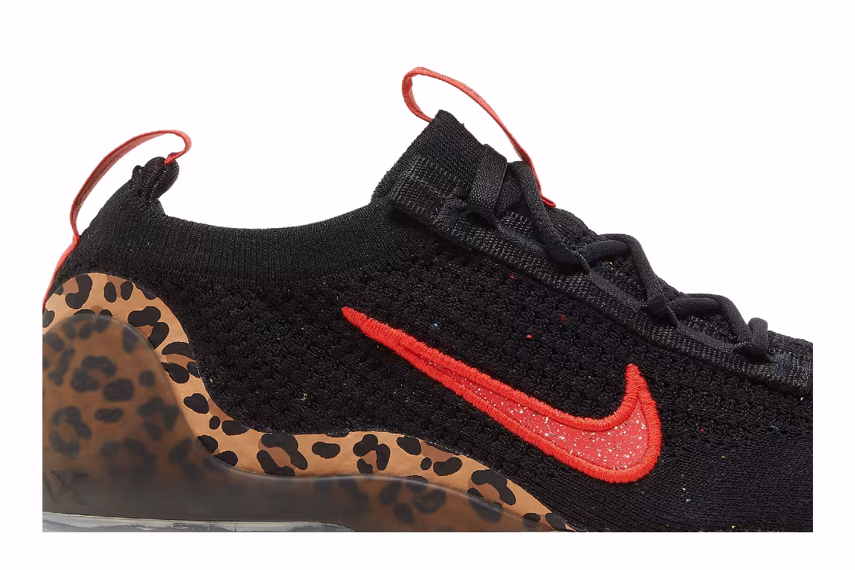 Nike Women's Air Vapormax 2021 Flyknit Leopard, view 3