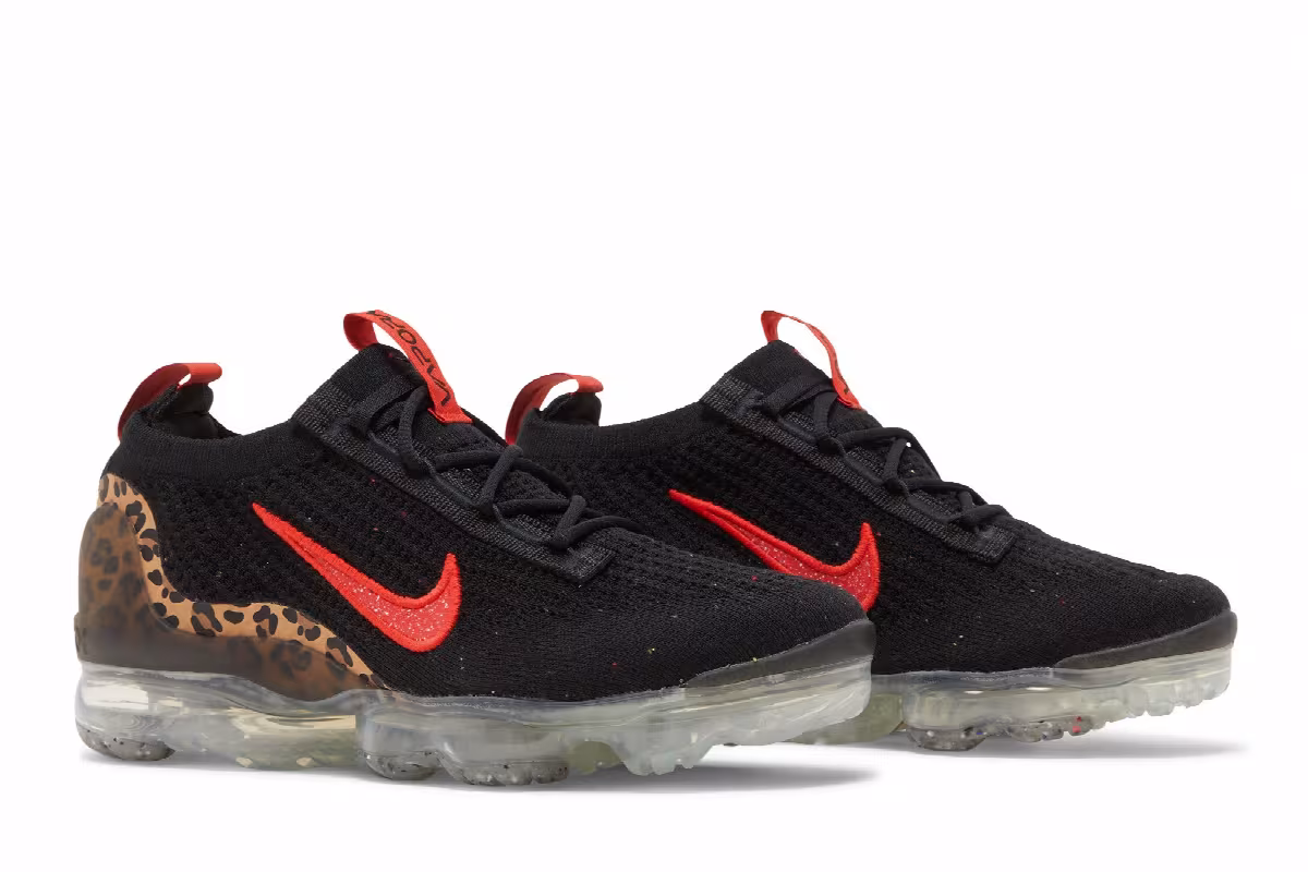 Nike Women's Air Vapormax 2021 Flyknit Leopard, view 9