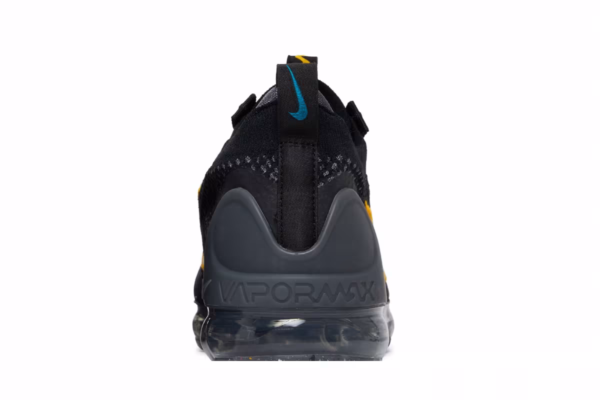 Nike Air VaporMax 2021 Flyknit Black University Gold, view 8