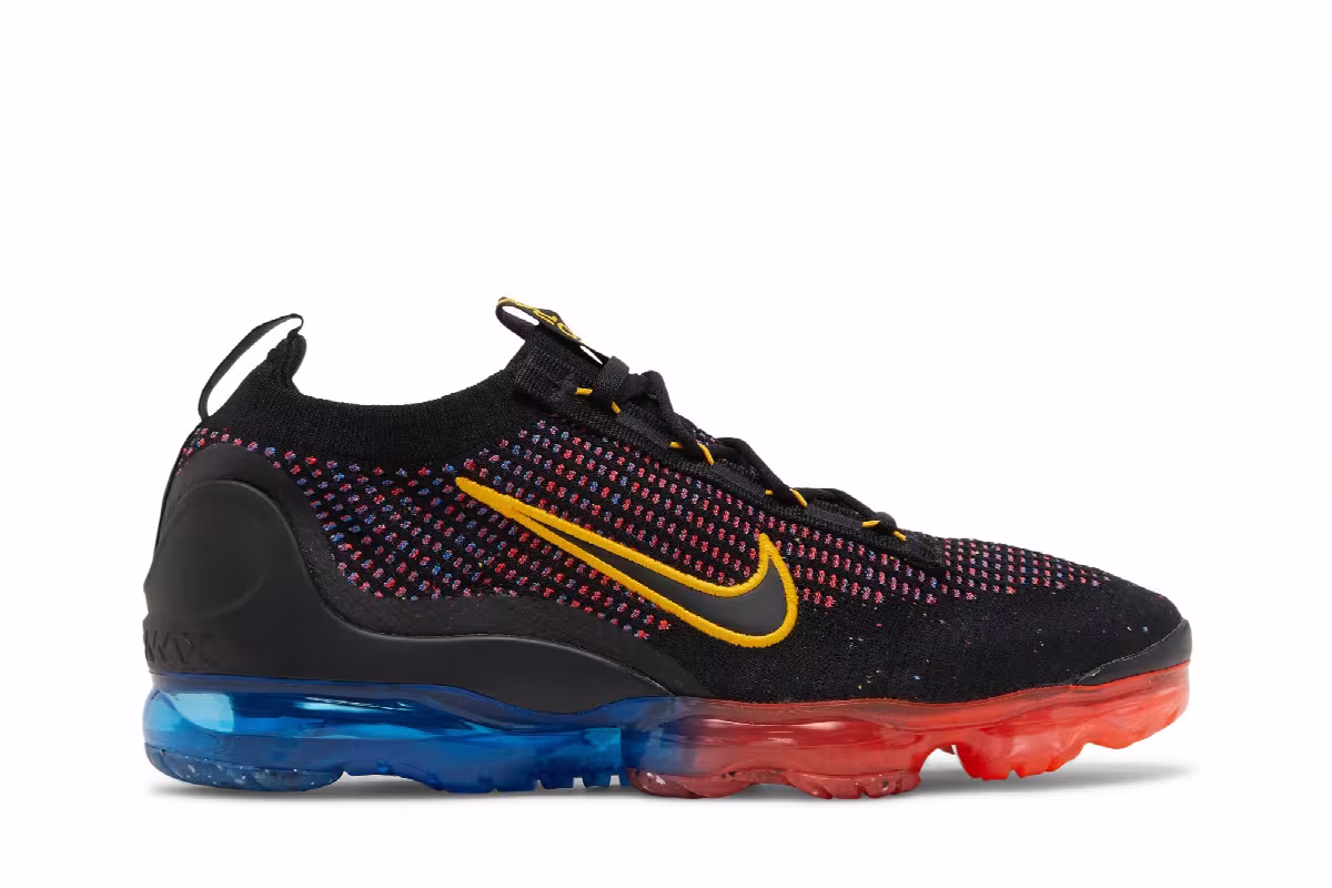 Nike Air VaporMax 2021 Flyknit Black Multi, view 2