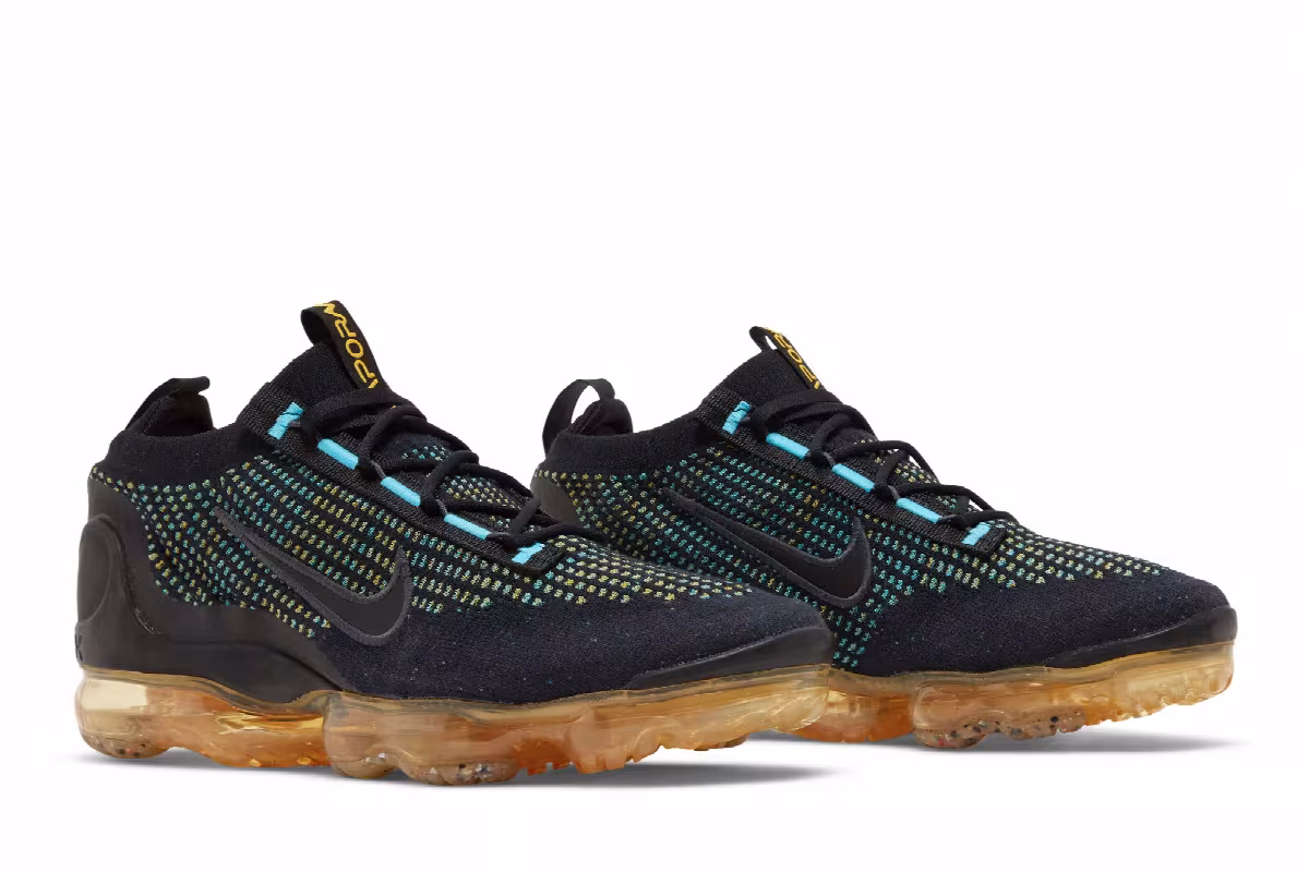 Nike Air VaporMax 2021 Flyknit Pollen Chlorine Blue, view 9