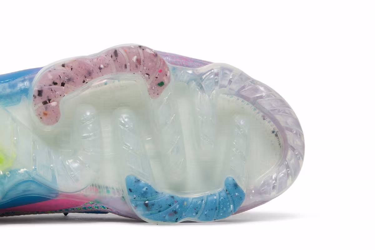 Nike Women's Air VaporMax 2021 Flyknit Next Nature Pink Blast Photo Blue, view 6