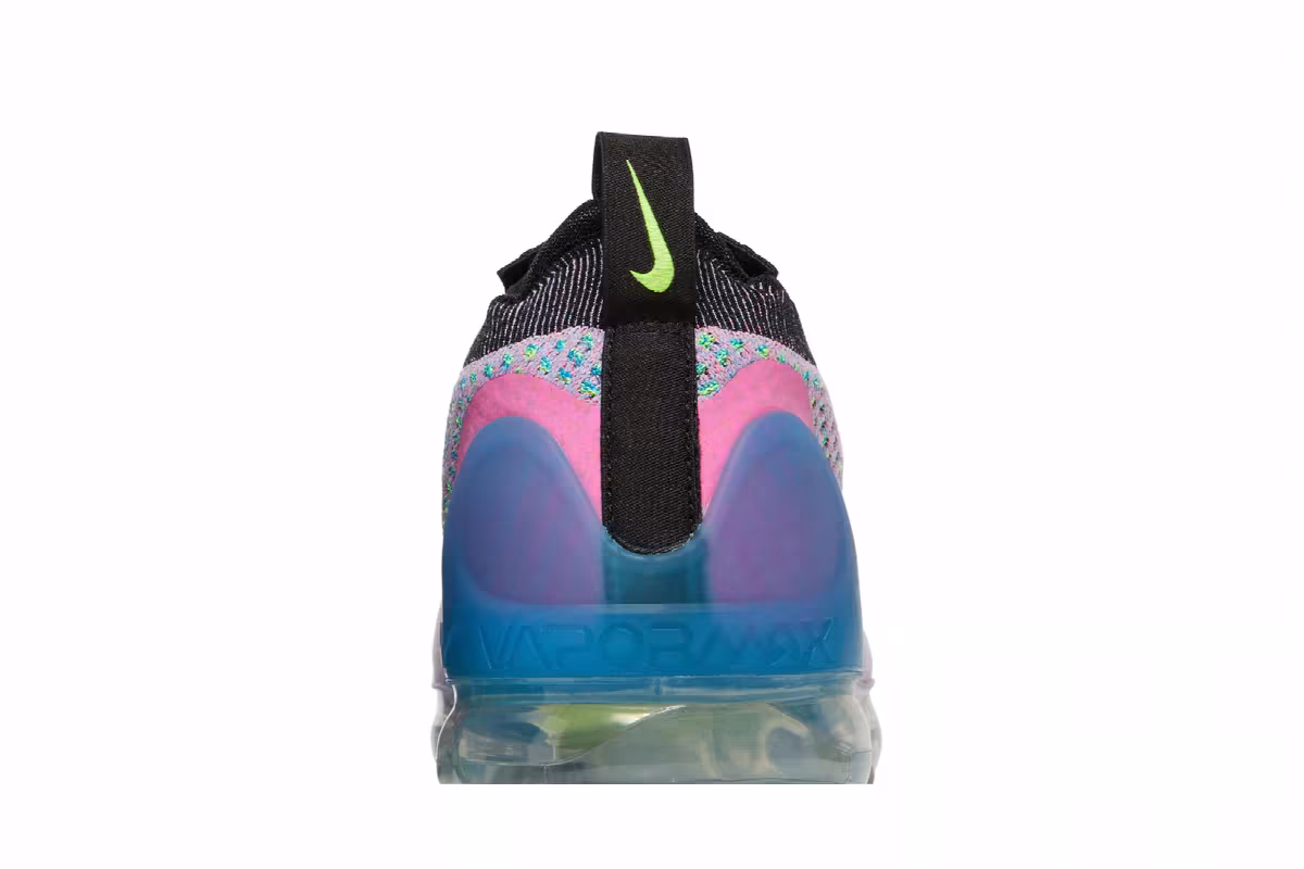 Nike Women's Air VaporMax 2021 Flyknit Next Nature Pink Blast Photo Blue, view 8