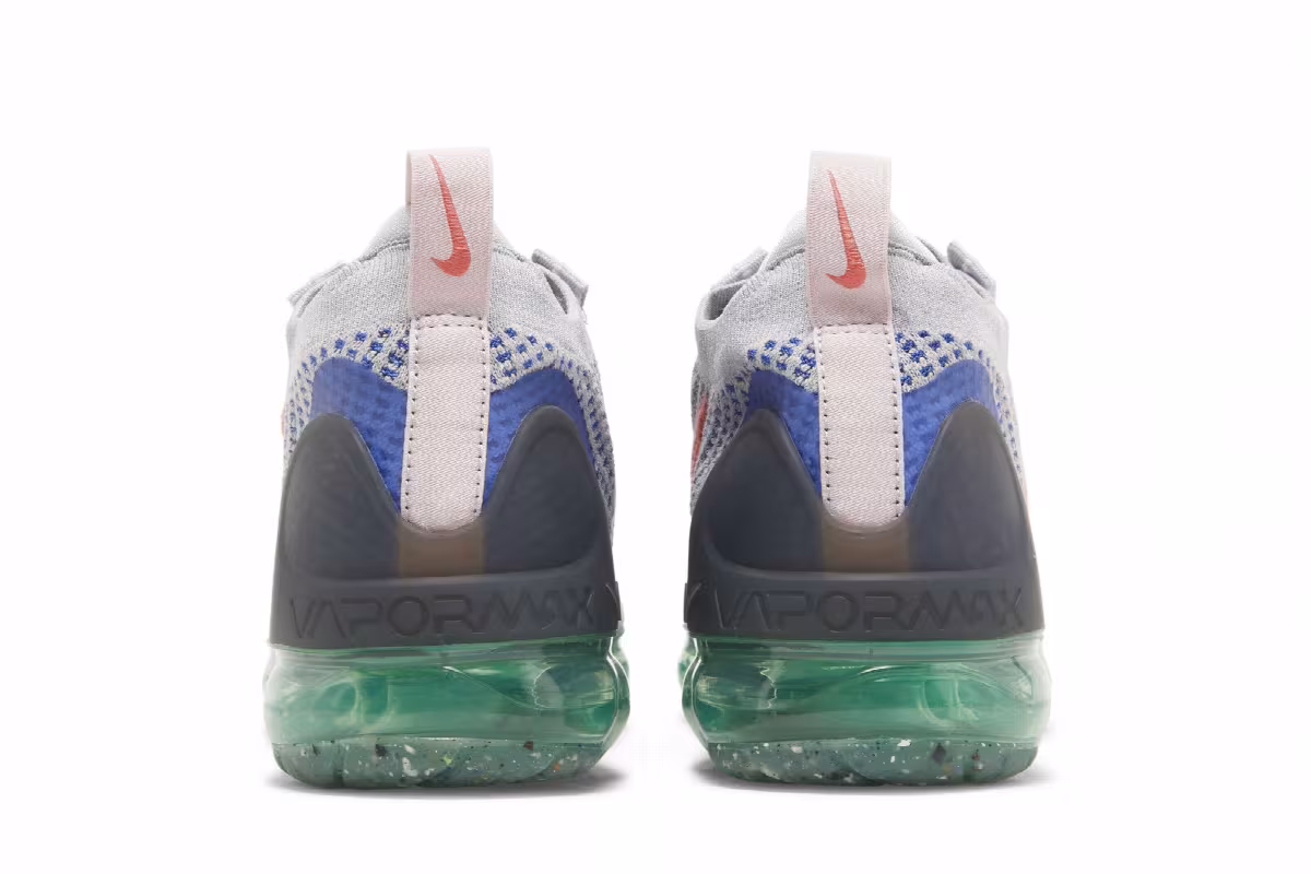 Nike Air VaporMax 2021 Flyknit Wolf Grey Medium Blue, view 7