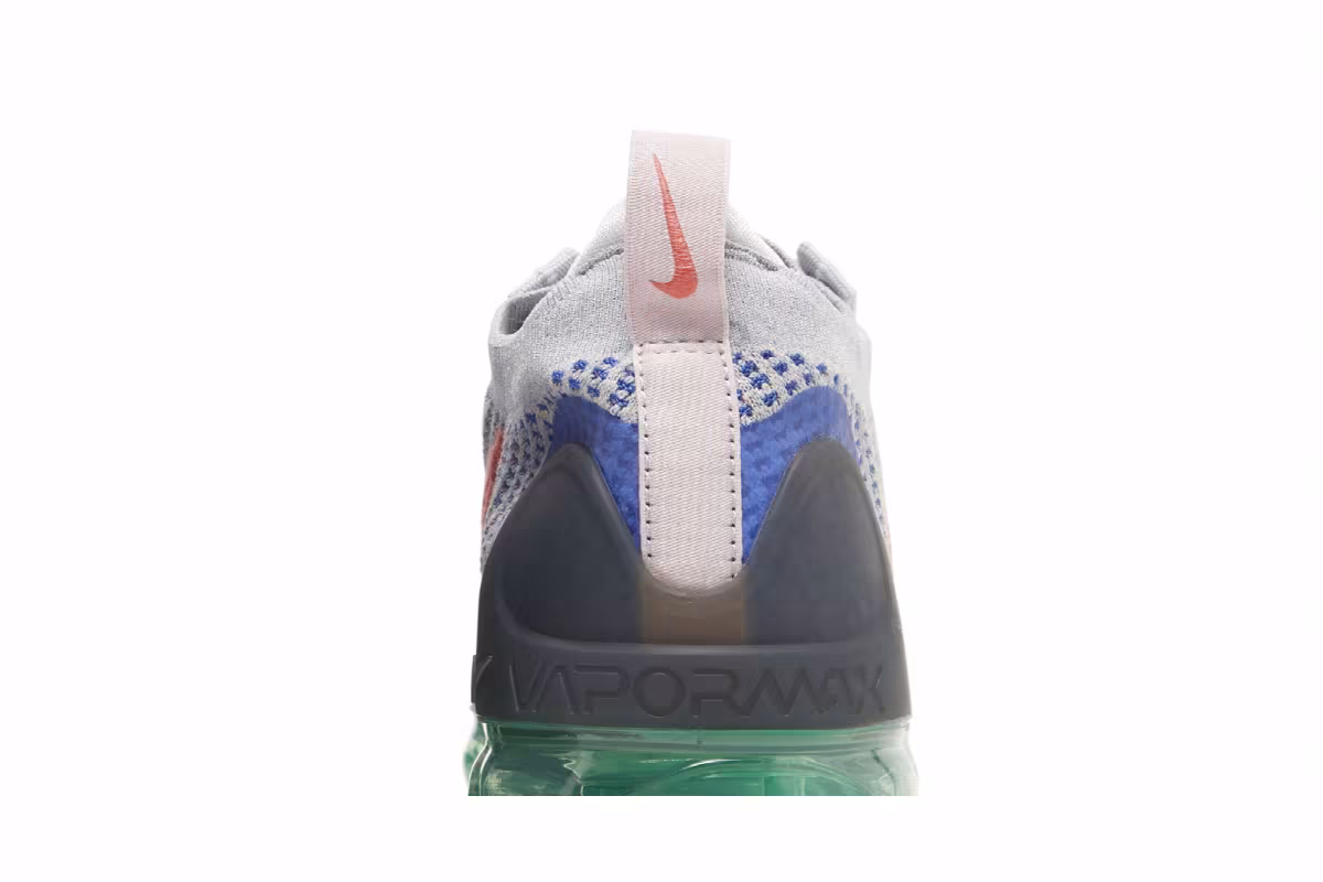 Nike Air VaporMax 2021 Flyknit Wolf Grey Medium Blue, view 8