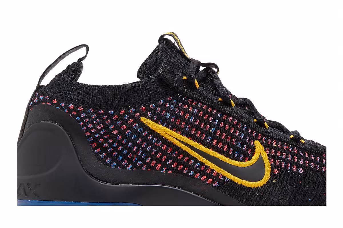Nike Air VaporMax 2021 Flyknit GS Black Multi, view 3