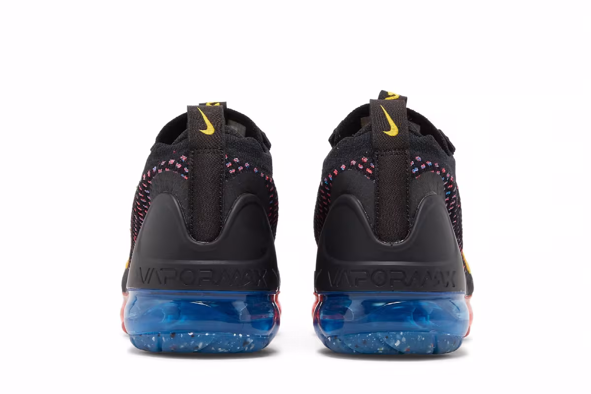Nike Air VaporMax 2021 Flyknit GS Black Multi, view 7