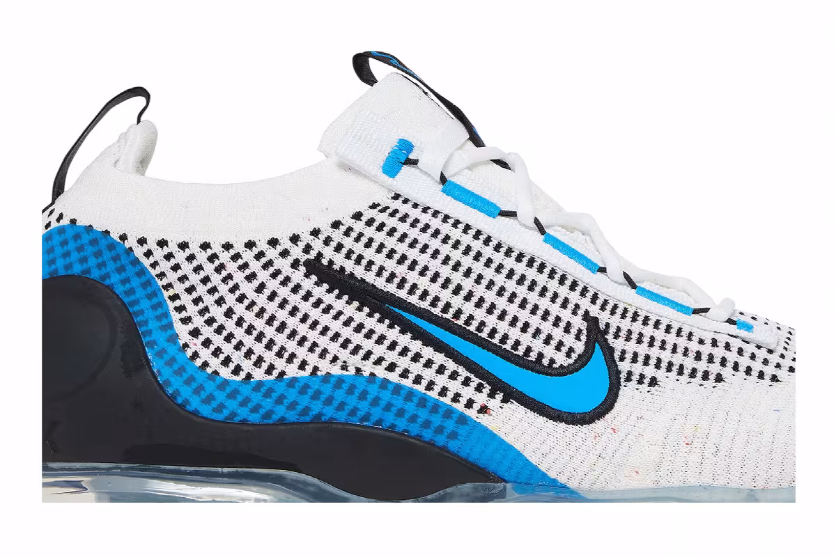 Nike Air VaporMax 2021 Flyknit White Photo Blue, view 3