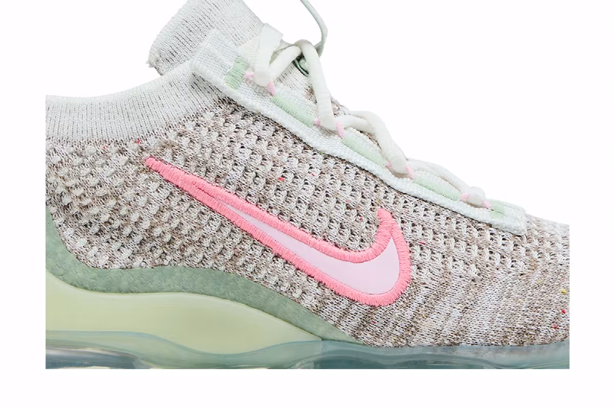 Nike Air VaporMax 2021 Flyknit GS Sail Honeydew, view 3